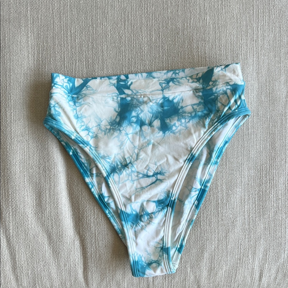 L*Space aqua tie dye bikini Bottom